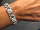 Bracelet Bracelet motifs octogonaux en platine et or gris et diamants 58 Facettes 1