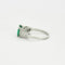 52 Bague Emeraude Platine Diamants - Art Déco 58 Facettes