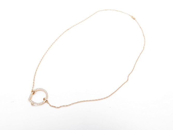 Collier Repossi Antifer - Collier pendentif pavé de diamants en or rose 18K 58 Facettes 270174