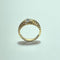 Ring 47 Twisted ring in 18K yellow gold and 0.32 ct diamonds 58 Facettes 250336