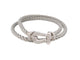 Bracelet FRED Grand Force 10 - Bracelet double tour en or blanc 18K et diamants 58 Facettes 271155