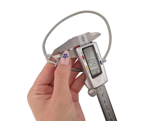 Bracelet FRED Grand Force 10 - Bracelet double tour en or blanc 18K et diamants 58 Facettes 271155