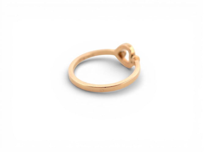 Bague 55 FRED Pretty Woman - Bague mini modèle en or rose 18k et diamant 58 Facettes 272583