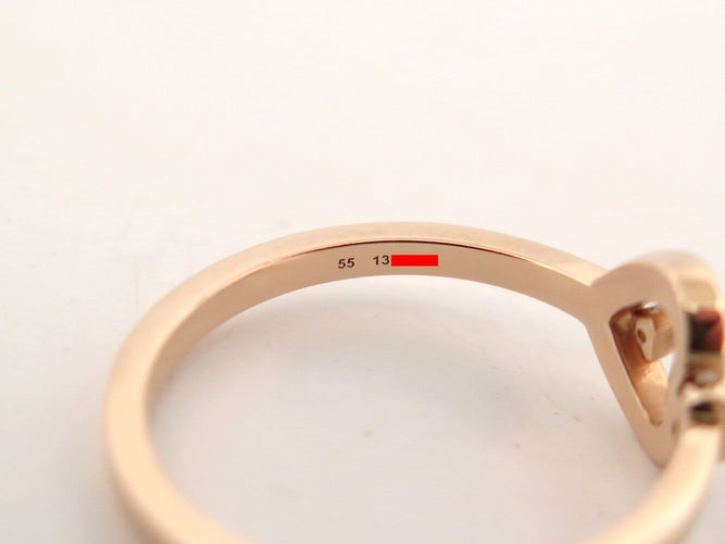 Bague 55 FRED Pretty Woman - Bague mini modèle en or rose 18k et diamant 58 Facettes 272583