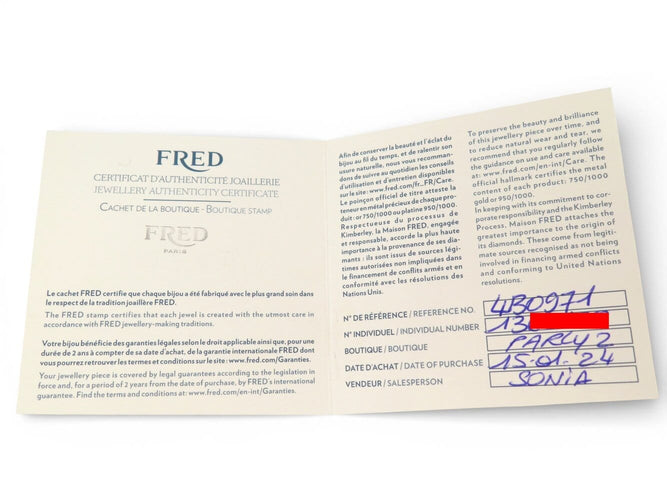 Bague 55 FRED Pretty Woman - Bague mini modèle en or rose 18k et diamant 58 Facettes 272583