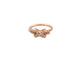 Bague 53 Chaumet Jeux de Liens - Bague en or rose 18k et diamants 0,35 ct T53 58 Facettes 268402