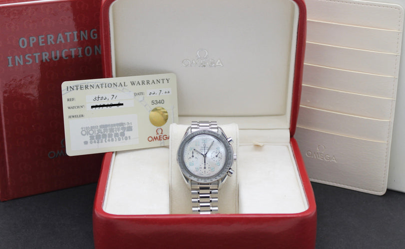Omega Speedmaster Watch - Automatic watch ref. 3502.71 mother-of-pearl, 39 mm (2002) 58 Facettes OMG/SPE/484