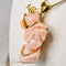 Broche Buste de dame victorien - Broche en or jaune 18 carats et corail 58 Facettes 2514