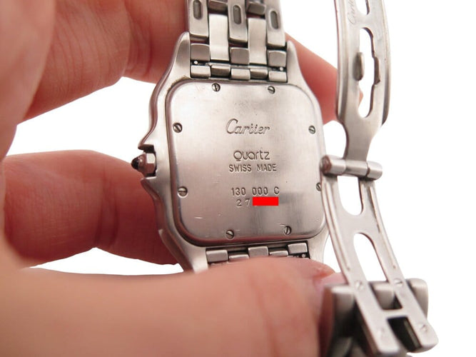 Montre Cartier Panthère GM - Montre quartz 41 mm en acier + boîte 58 Facettes 269447