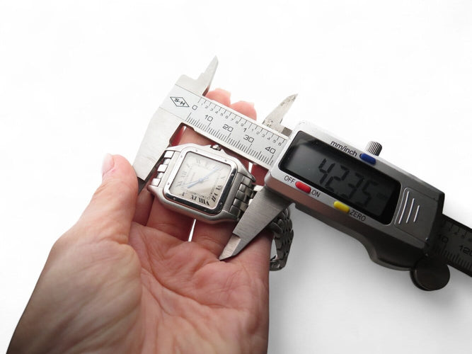 Montre Cartier Panthère GM - Montre quartz 41 mm en acier + boîte 58 Facettes 269447