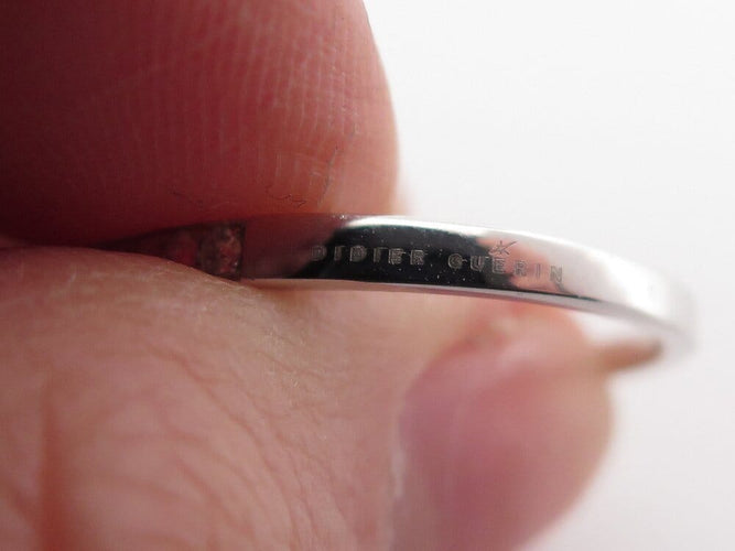 Bague 54 Guérin Joaillerie - Bague solitaire Diamant de Rosée en or blanc 18k 58 Facettes 266000