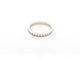 Bague 54 Alliance américaine - Bague en or blanc 18k et 34 diamants 1,1 ct, taille 54 58 Facettes 266001