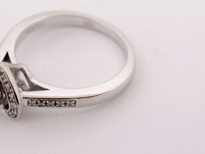 Bague 51 Mauboussin Sex Love Touch - Bague en or blanc 18k et diamants 0,31 ct 58 Facettes 272829