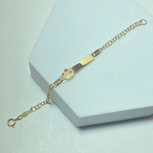 Hello Kitty-armbånd - Børnearmbånd i 18K gult guld 58 Facettes 250199