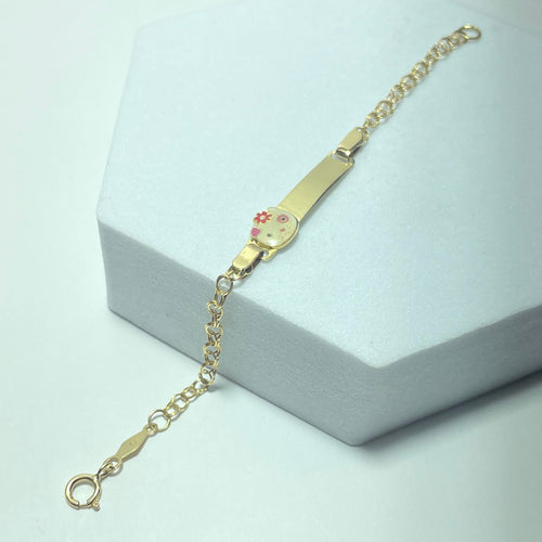 Hello Kitty-armbånd - Børnearmbånd i 18K gult guld 58 Facettes 250199