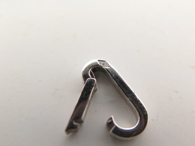 Collier collier DINH VAN pendentif cible or blanc 18k 6.3gr & diamants cordon baccarat 58 Facettes 272709