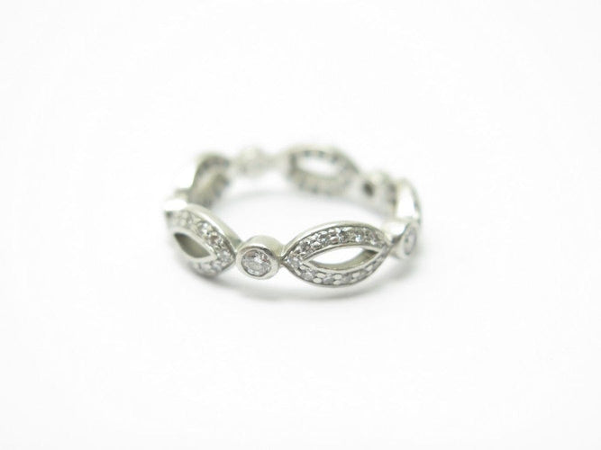 Bague 50 Tiffany & Co - Bague en platine 950 et 65 diamants, taille 50 58 Facettes 224720