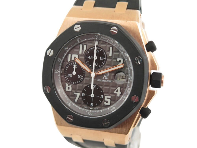 Montre Audemars Piguet Royal Oak Offshore - Montre chronographe en or rose 18K 58 Facettes 266644