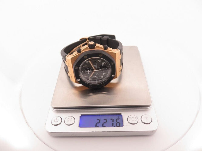 Montre Audemars Piguet Royal Oak Offshore - Montre chronographe en or rose 18K 58 Facettes 266644