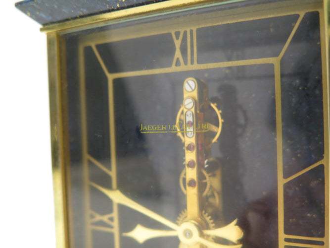 Montre Jaeger-LeCoultre - Pendule de table Réf. 481 en laiton et lapis-lazuli 58 Facettes 271807