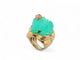 Bague 52 EVA SEGOURA - Bague Grenouille en or jaune 18k, rubis et diamants 58 Facettes 270130