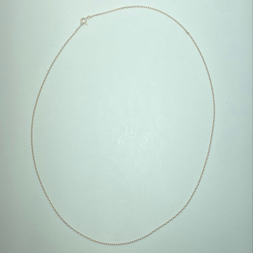 Fin kæde halskæde i 18 karat gult guld 4,96 g 58 Facettes 250030