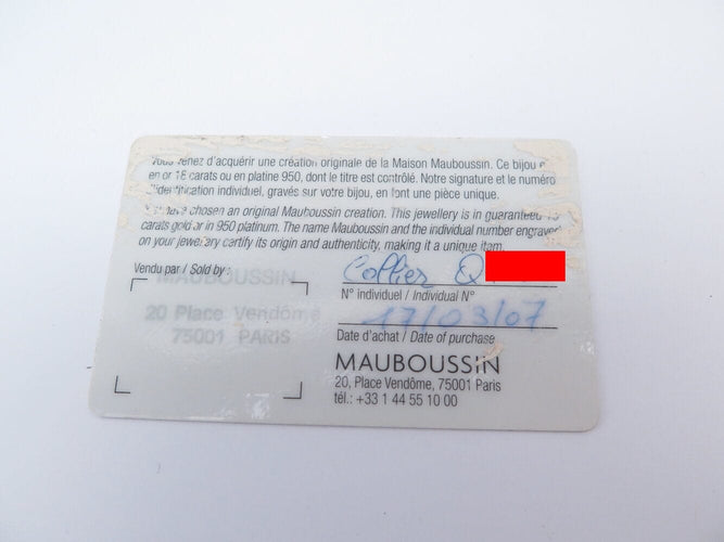 Collier Mauboussin Chance of Love N2 - Collier en or blanc 18K et diamants 58 Facettes 272901