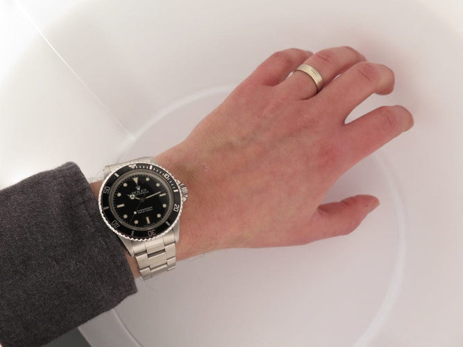 Montre Rolex Submariner 5513 - Montre automatique 39 mm en acier 58 Facettes 231655