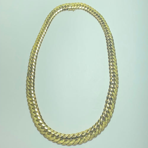 Halskæde Halskæde Led engelsk i 18 karat gult guld 47,19 g 58 Facettes 250367