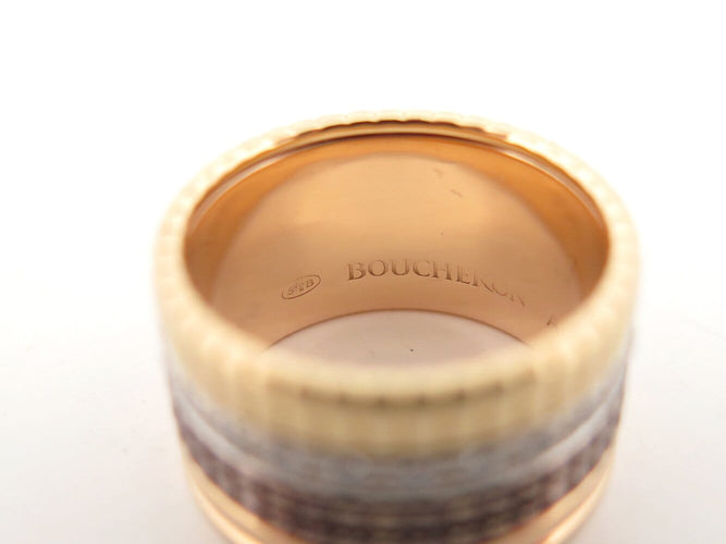 Bague 51 Boucheron Quatre Classique Large - Bague en or 18 carats et diamants 0,5 ct 58 Facettes 272013