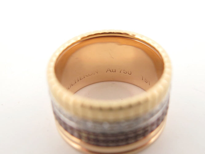 Bague 51 Boucheron Quatre Classique Large - Bague en or 18 carats et diamants 0,5 ct 58 Facettes 272013