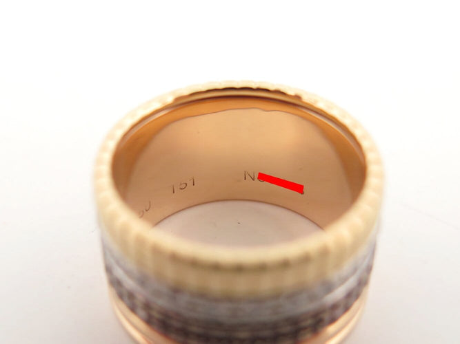 Bague 51 Boucheron Quatre Classique Large - Bague en or 18 carats et diamants 0,5 ct 58 Facettes 272013