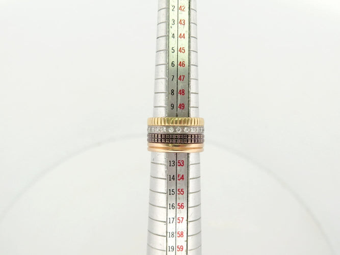 Bague 51 Boucheron Quatre Classique Large - Bague en or 18 carats et diamants 0,5 ct 58 Facettes 272013