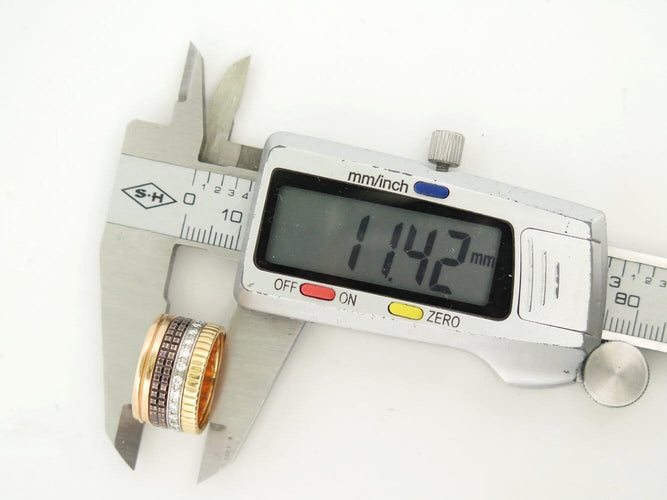 Bague 51 Boucheron Quatre Classique Large - Bague en or 18 carats et diamants 0,5 ct 58 Facettes 272013