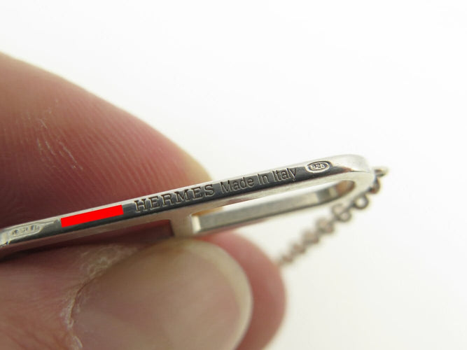 Collier Hermès Ever Chaine d’Ancre - Collier sautoir en argent 925, 77 cm 58 Facettes 271951