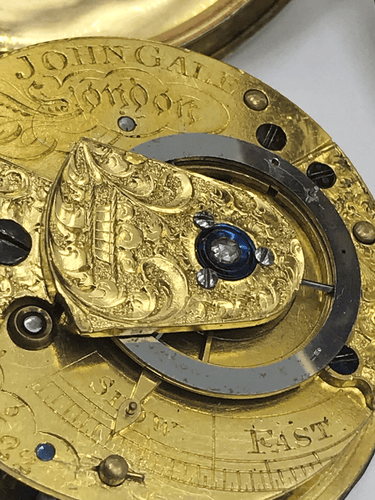 Montre John Gale London - Montre de poche en argent 925 58 Facettes