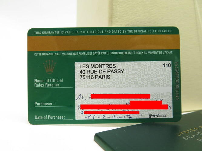 Montre Rolex - Montre Deepsea Sea-Dweller D-Blue 116660 automatique 44 mm (2017) 58 Facettes 271999