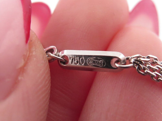 Collier Chopard Happy Spirit - Collier pendentif cœur en or blanc 18K et diamants 58 Facettes 264347