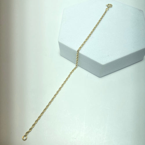 Bracciale Bracciale catena in oro giallo 18 carati 2,32 g 58 Facettes 250250