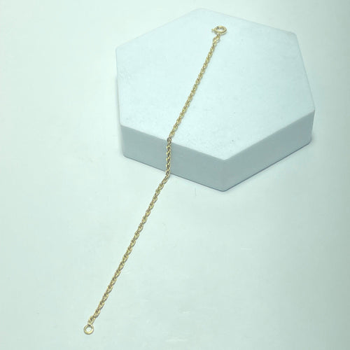 Bracciale Bracciale catena in oro giallo 18 carati 2,32 g 58 Facettes 250250