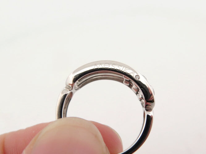 Bague 51 Messika Move Classique - Bague en or blanc 18k et diamants, T51 58 Facettes 272117