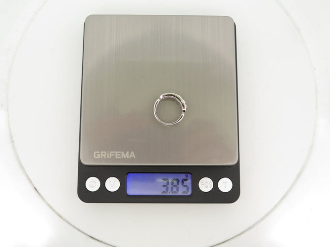 Bague 51 Messika Move Classique - Bague en or blanc 18k et diamants, T51 58 Facettes 272117