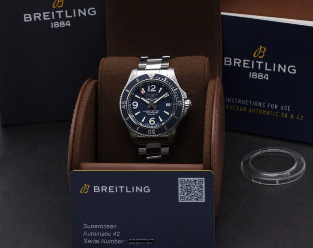 Breitling Superocean II 42 Uhr - Automatikstahluhr A17366 (2017) 58 Facettes BTL/SOC/094