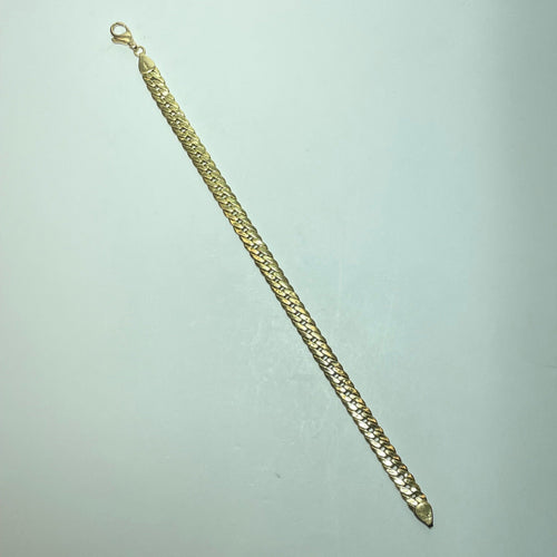 Brățară Brățară tip gourmet din aur galben de 18 carate 10,85 g 58 Facettes 260007