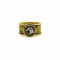 Bague Bague vintage en or 22k à filigrane avec pièce ancienne en argent 58 Facettes A2001F