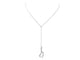 Collier Piaget Limelight - Collier chaîne Y avec pendentif cœur en or blanc et diamants 0,29 ct 58 Facettes 221585