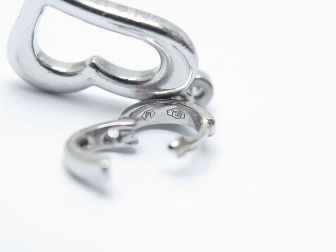 Collier Piaget Limelight - Collier chaîne Y avec pendentif cœur en or blanc et diamants 0,29 ct 58 Facettes 221585