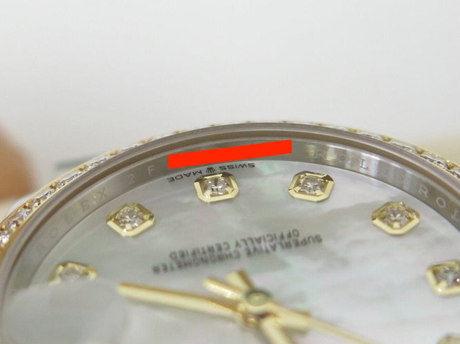 Montre Rolex Lady-Datejust 31 - Montre en or jaune 18k et acier, diamants 58 Facettes 272173