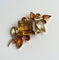 Broche Suzanne Belperron - Rare Broche en or jaune et citrine. 58 Facettes