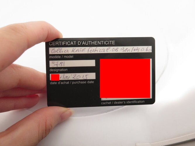 Collier Messika Kate - Collier sautoir pendentif vertical en or blanc 18k et diamants 58 Facettes 268837